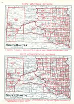 State Senatorial Districts, State Representative Districts, South Dakota State Atlas 1904